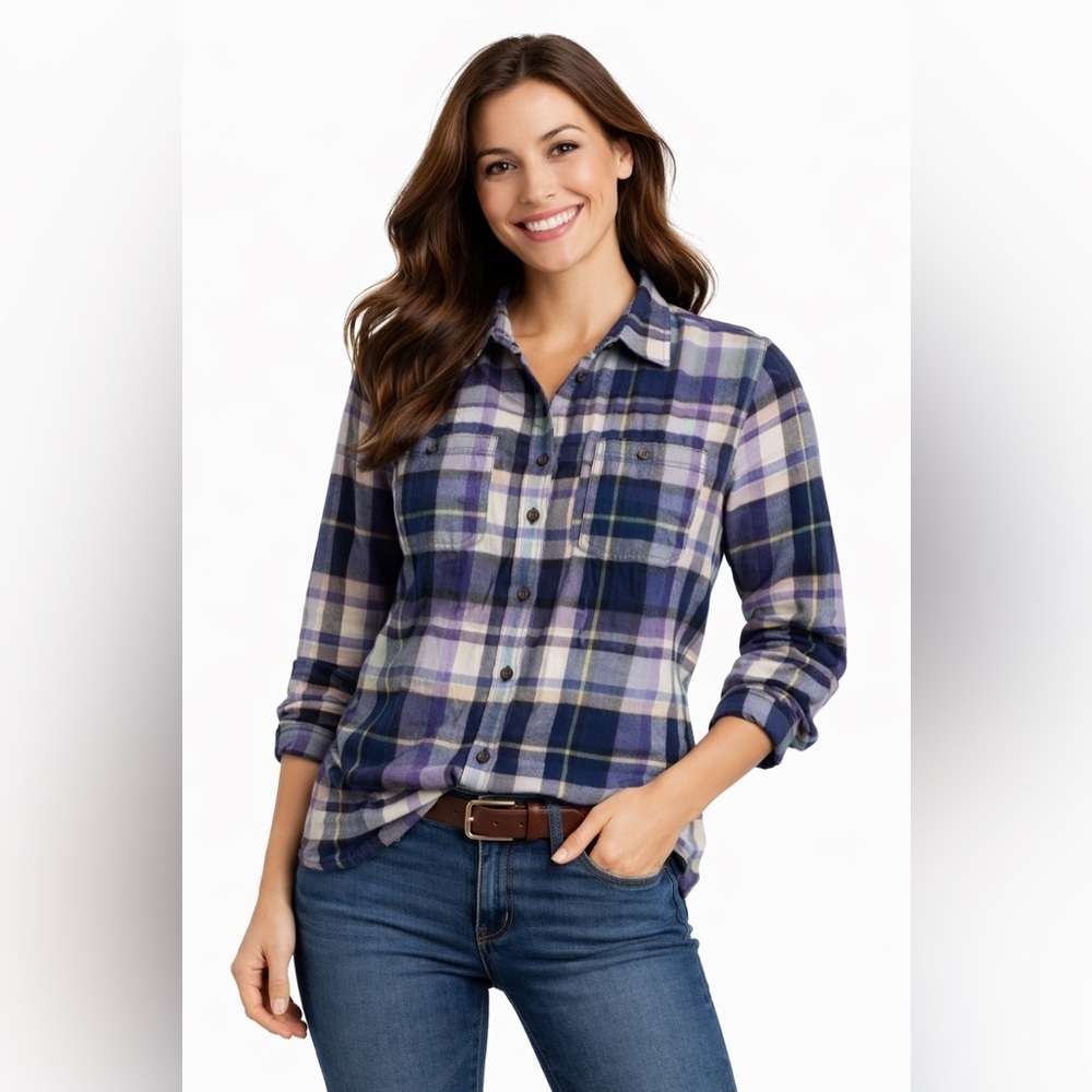 ❄️ NWOT! Alpine Designs Unisex  Flannel Plaid Shirt